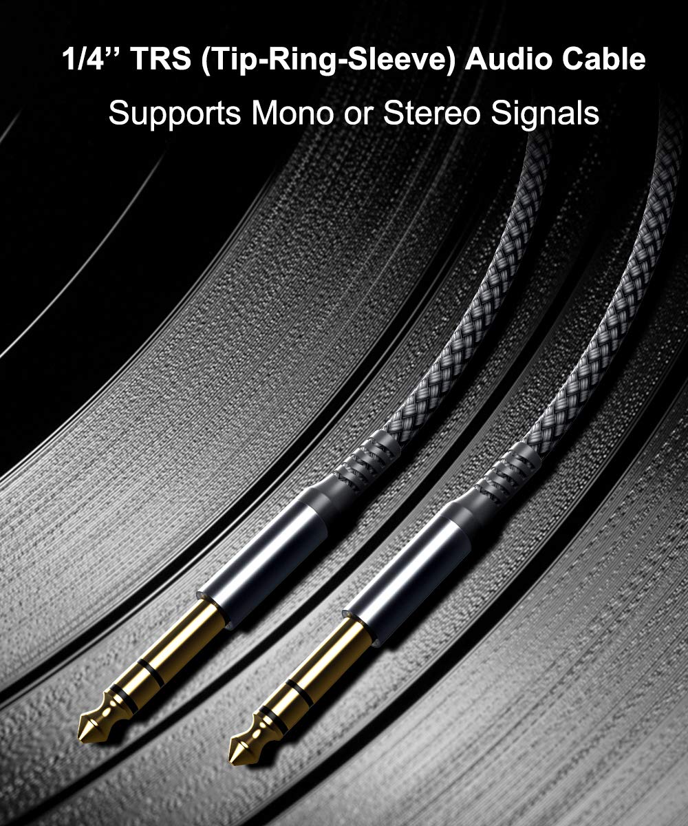 Foto 5 | Cable De Instrumento Elebase Trs 3 M De 1/4 Pulgadas  Paquete De 2 Unidades Para Guitarra - Venta Internacional.