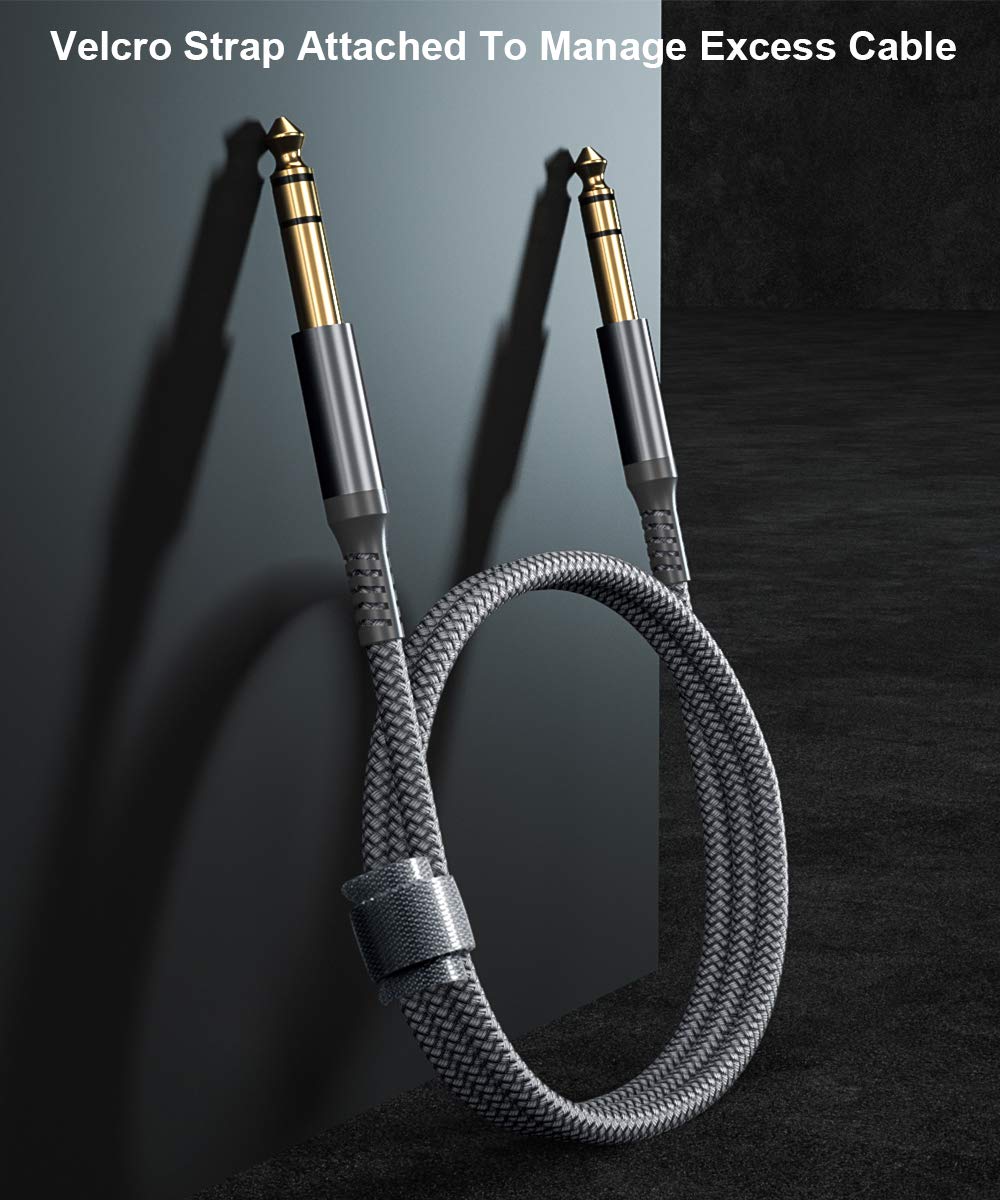 Foto 7 pulgar | Cable De Instrumento Elebase Trs 3 M De 1/4 Pulgadas  Paquete De 2 Unidades Para Guitarra - Venta Internacional.