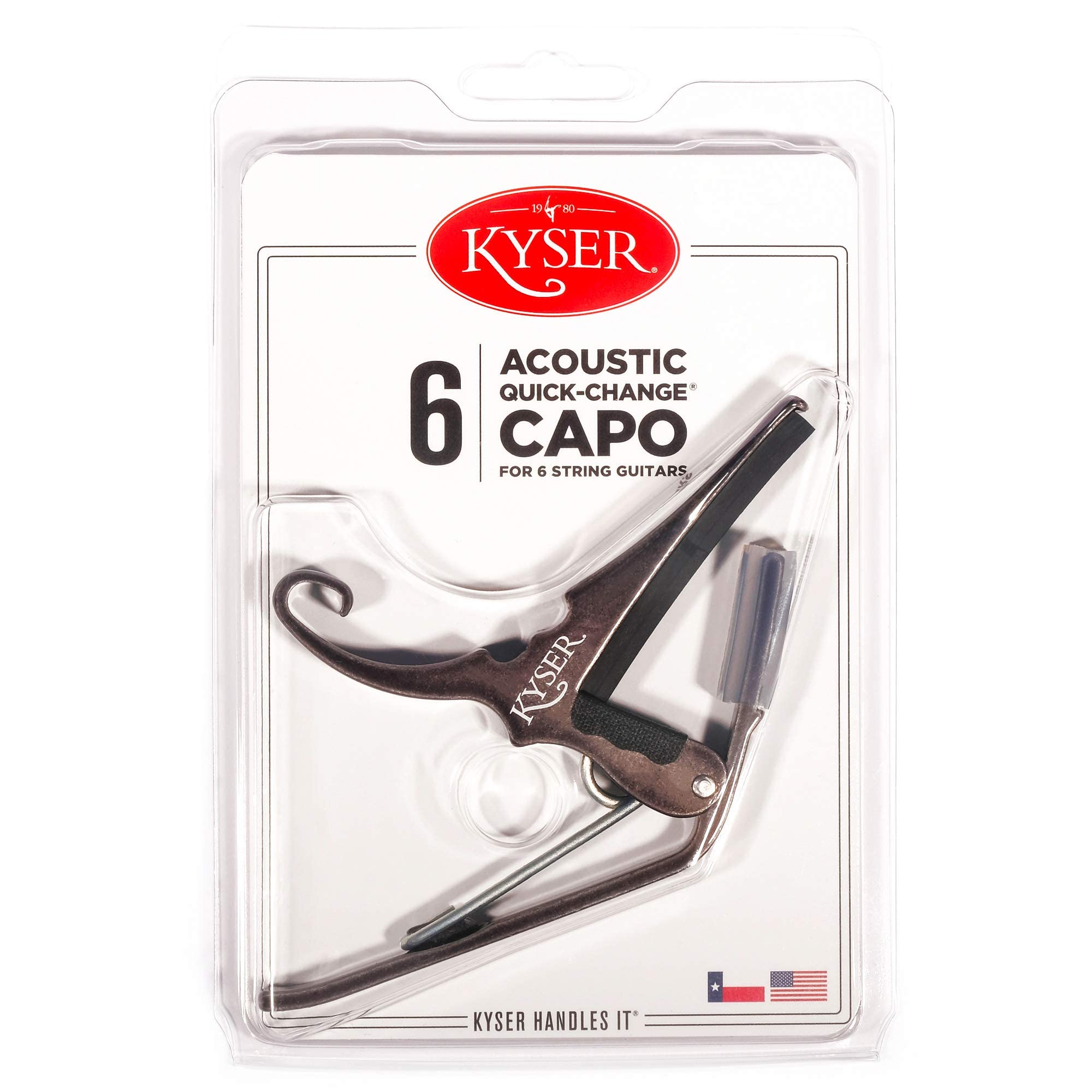 Foto 5 pulgar | Cejilla Kyser Quick-change Para Guitarra Acústica De 6 Cuerdas Negra - Venta Internacional.