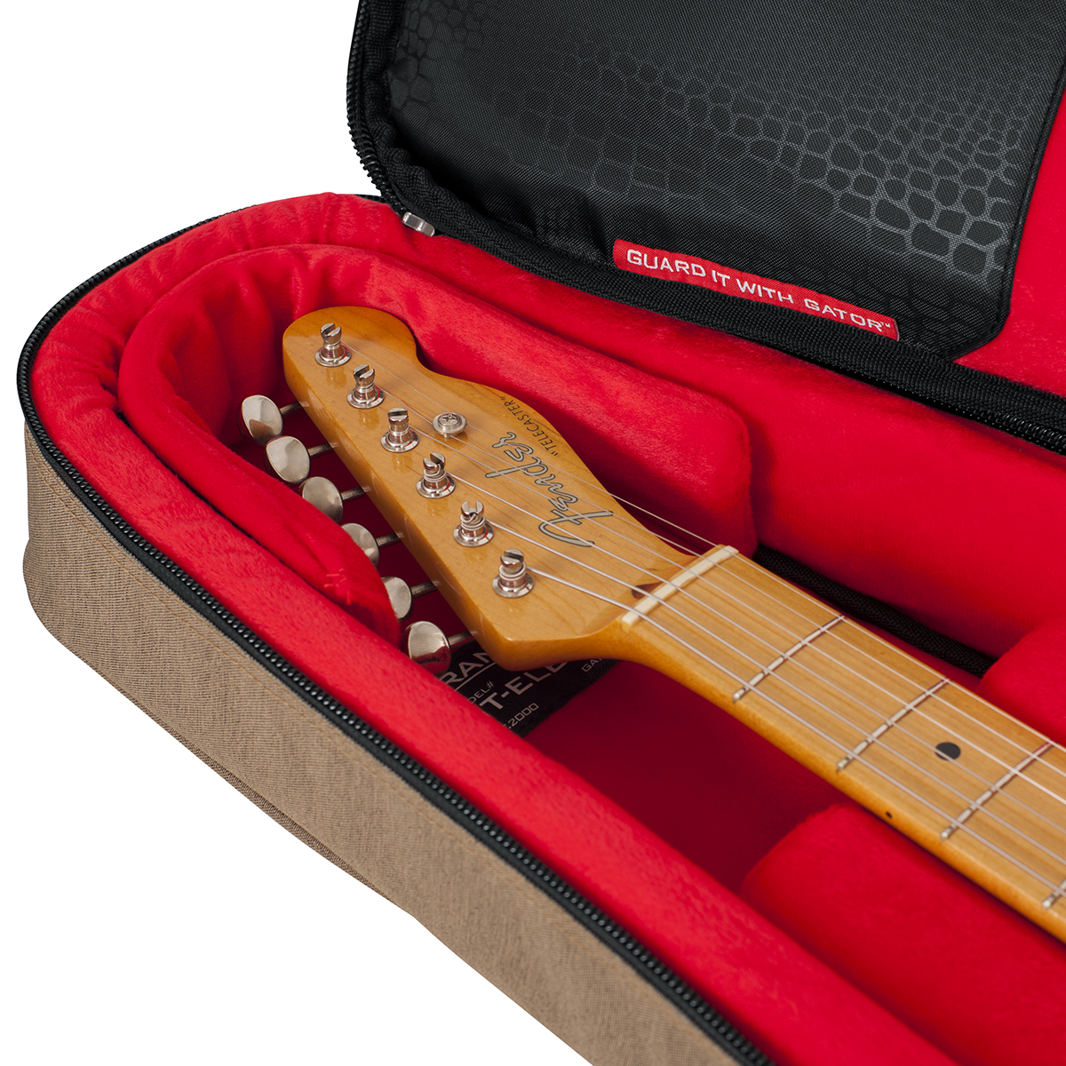 Foto 5 pulgar | Funda Acolchada para Guitarra Eléctrica Gator GT-ELECTRIC-TAN Marrón