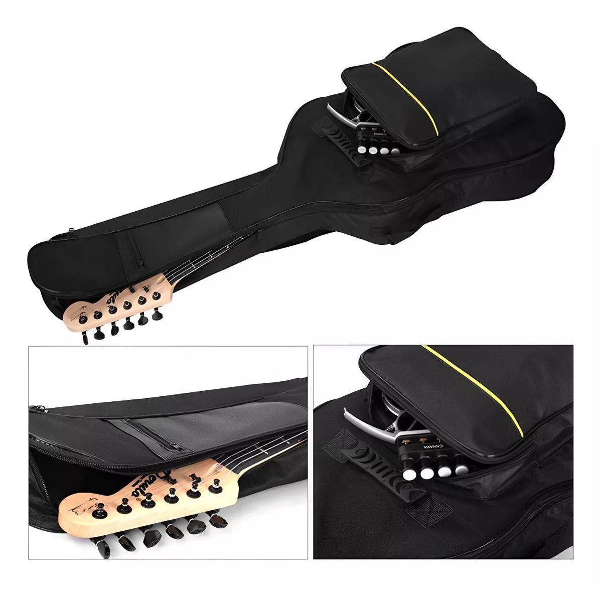 Foto 4 pulgar | Funda De Guitarra De Tela Oxford Impermeable Eo Safe Imports Esi-15282 Negro