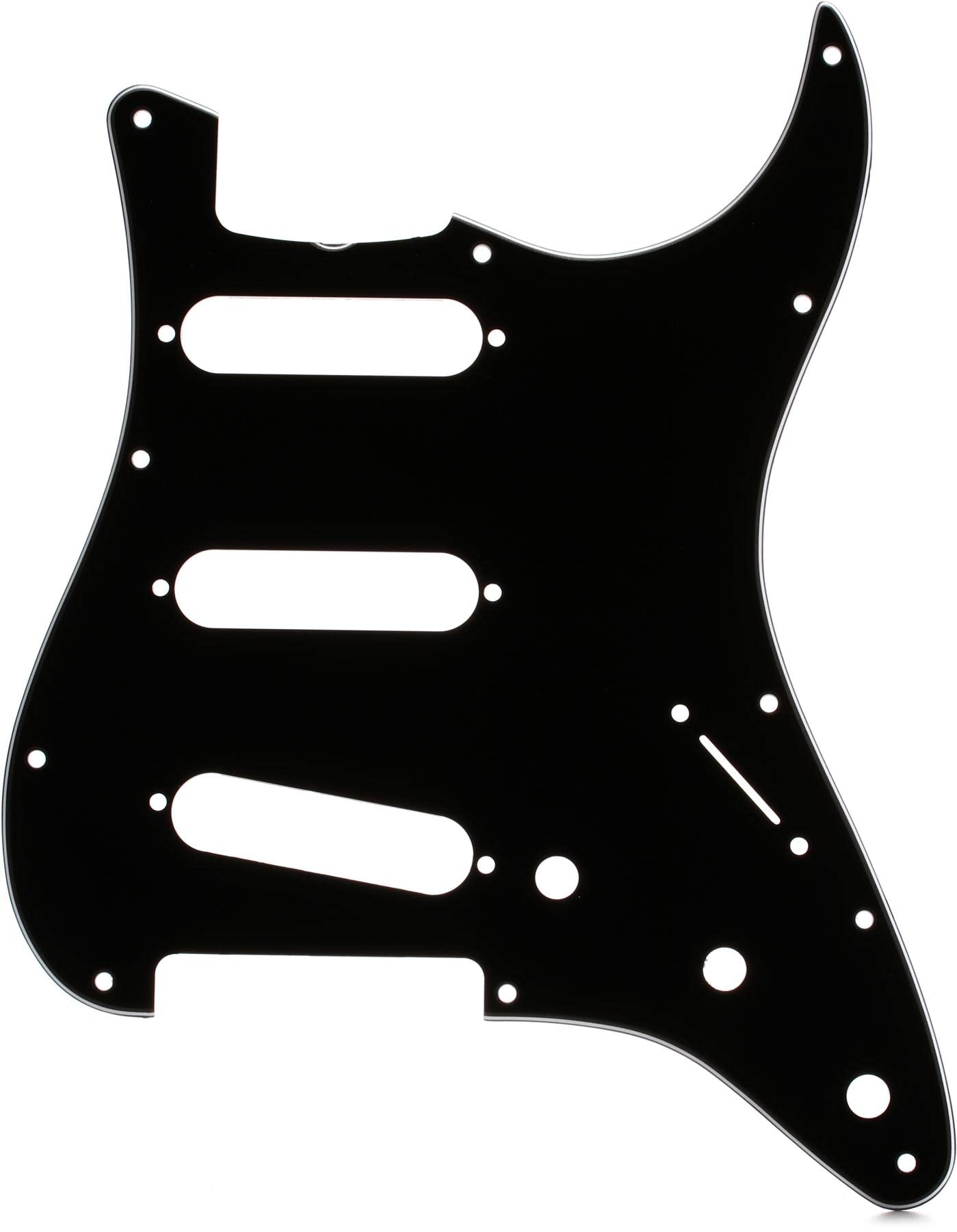 Foto 2 pulgar | Stratocaster Pickguard Fender Vintage Style 60 De 11 Hoyos, Color Negro - Venta Internacional.