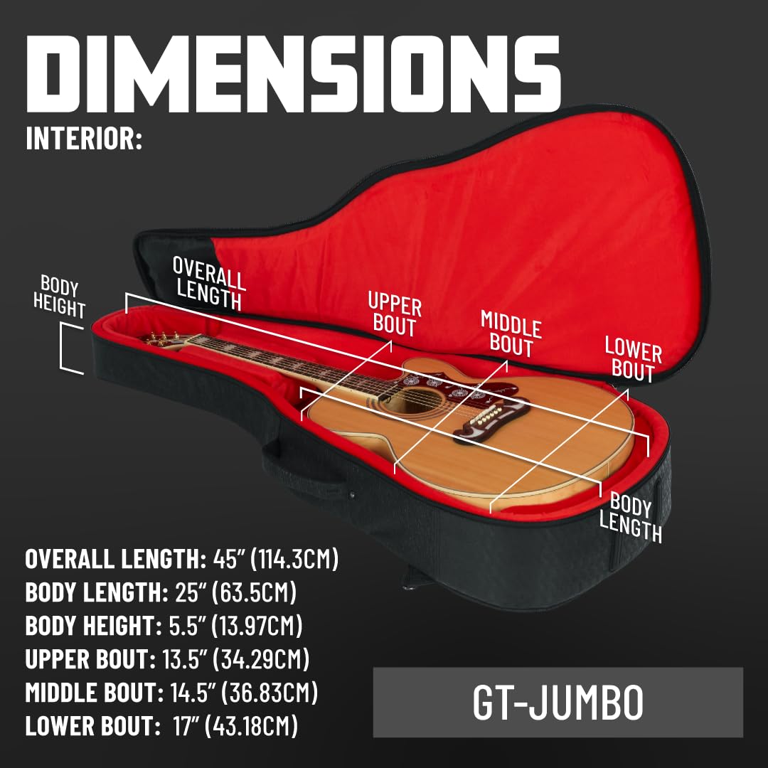 Foto 7 pulgar | Estuches Gig Bag Gator Series Transit, Ligeros, Jumbo Acoustic - Venta Internacional.