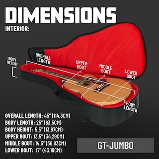 Foto 6 | Estuches Gig Bag Gator Series Transit, Ligeros, Jumbo Acoustic - Venta Internacional.