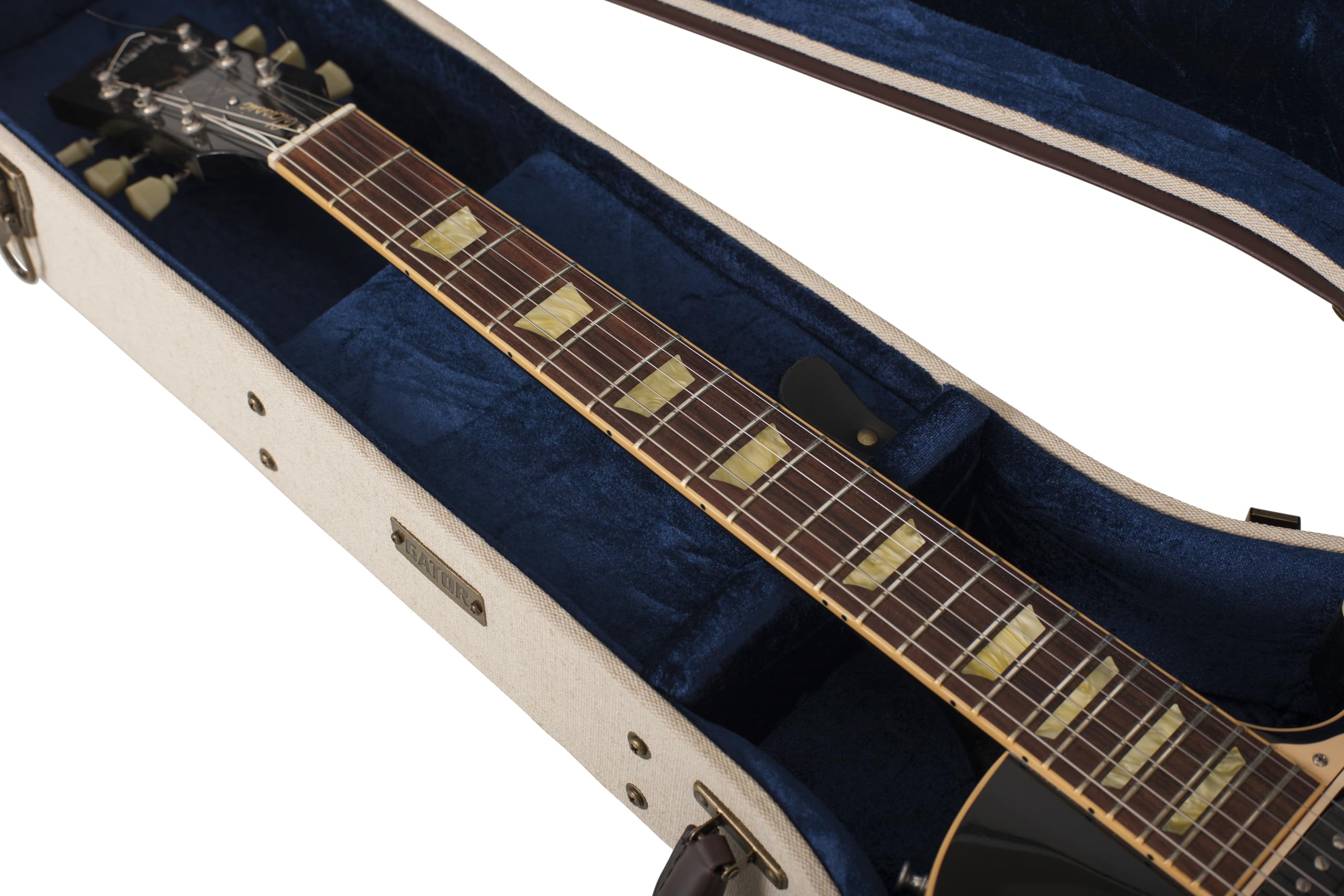 Foto 4 pulgar | Case Gator Cases Journeyman Series Deluxe Wood Para Guitarras Gibson Les Paul - Venta Internacional.