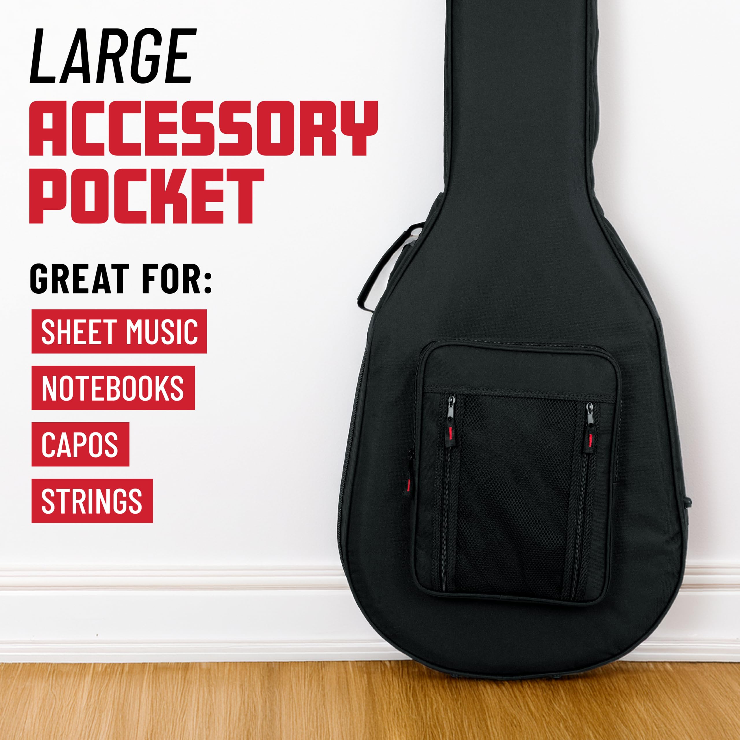 Foto 3 pulgar | Funda Para Guitarra Gator Cases De Espuma De Polietileno Ligera Para Guitarras Acústicas De Estilo Jumbo - Venta