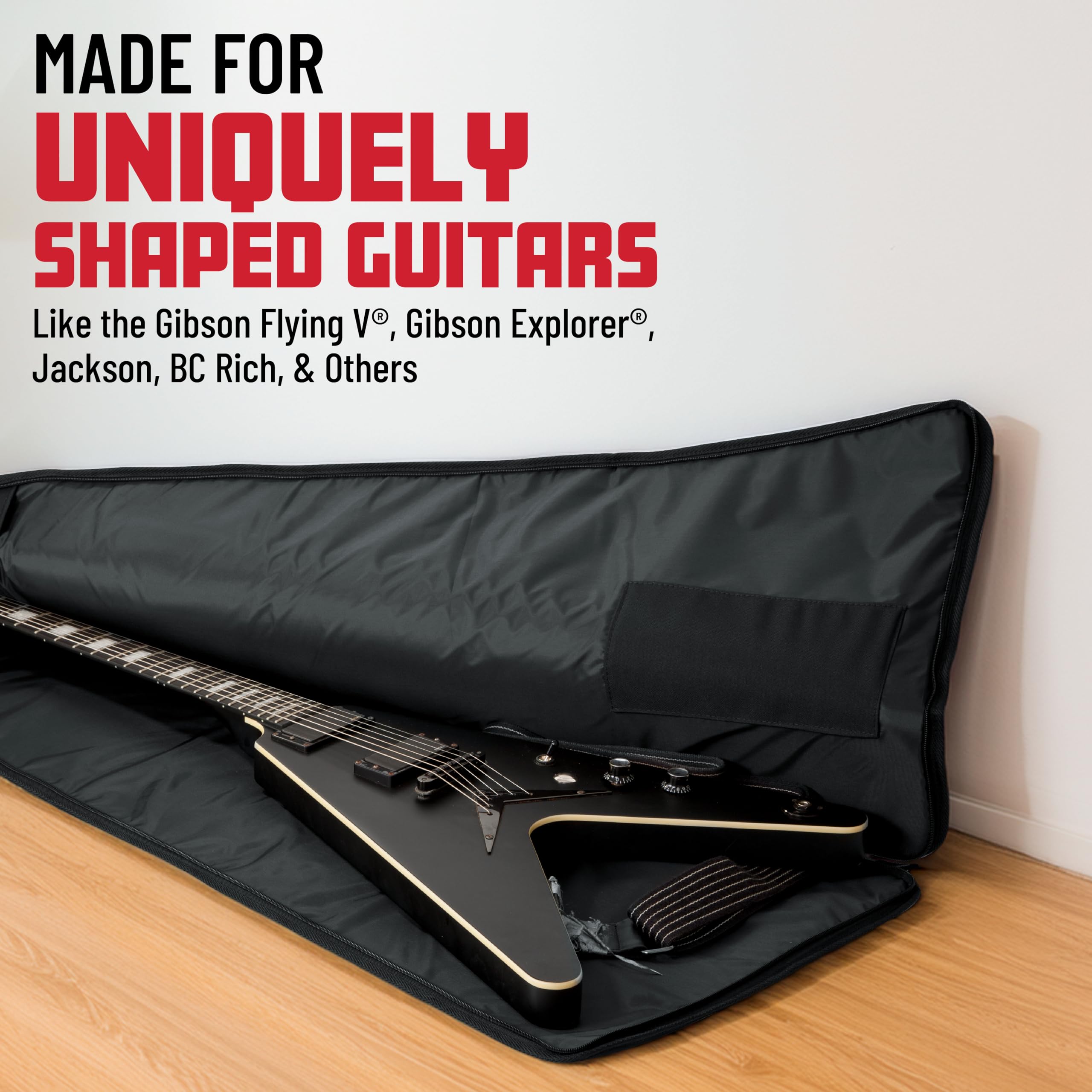 Foto 6 pulgar | Estuches Para Guitarra Con Forma De Cocodrilo Acolchados Con Espuma Para Un Estilo Extremo - Venta Internacional.