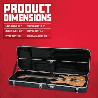 Foto 6 | Case Gator Deluxe Moldeado En Abs Para Guitarra Barítono Extralarga - Venta Internacional.