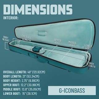 Foto 6 | Estuches Gig Bag Gator Series Icon, De Primera Calidad, Resistentes A La Intemperie Para Bajos - Venta Internacional.