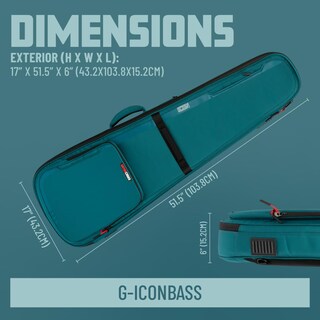 Foto 7 | Estuches Gig Bag Gator Series Icon, De Primera Calidad, Resistentes A La Intemperie Para Bajos - Venta Internacional.