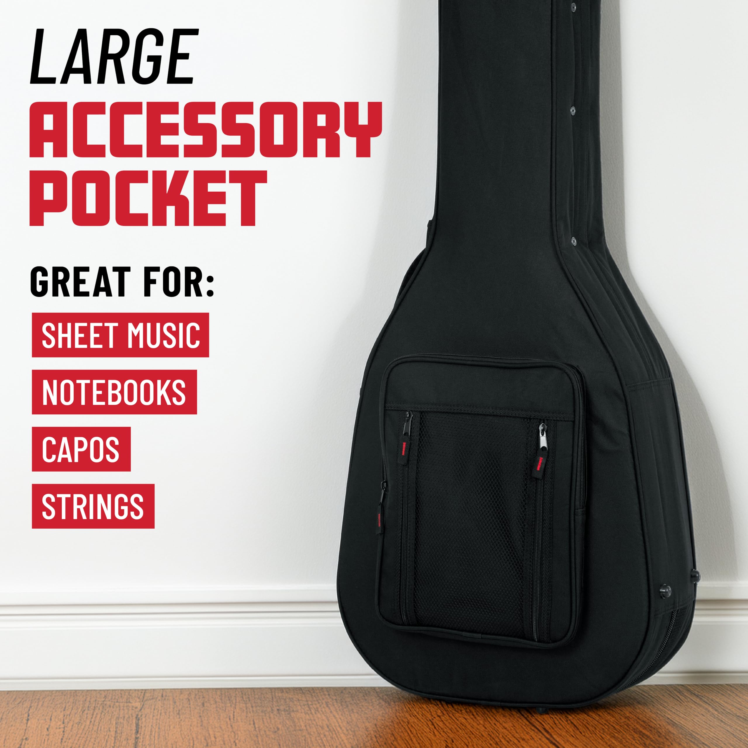 Foto 3 pulgar | Case Gator Lightweight Para Guitarra Acústica Yamaha Estilo Apx - Venta Internacional.