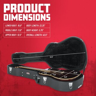 Foto 6 | Case Gator Cases Deluxe Wood Para Guitarra Acústica Dreadnought - Venta Internacional.