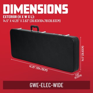 Foto 7 | Estuches Case Gator De Madera Rígida Para Guitarras Eléctricas De Cuerpo Ancho - Venta Internacional.