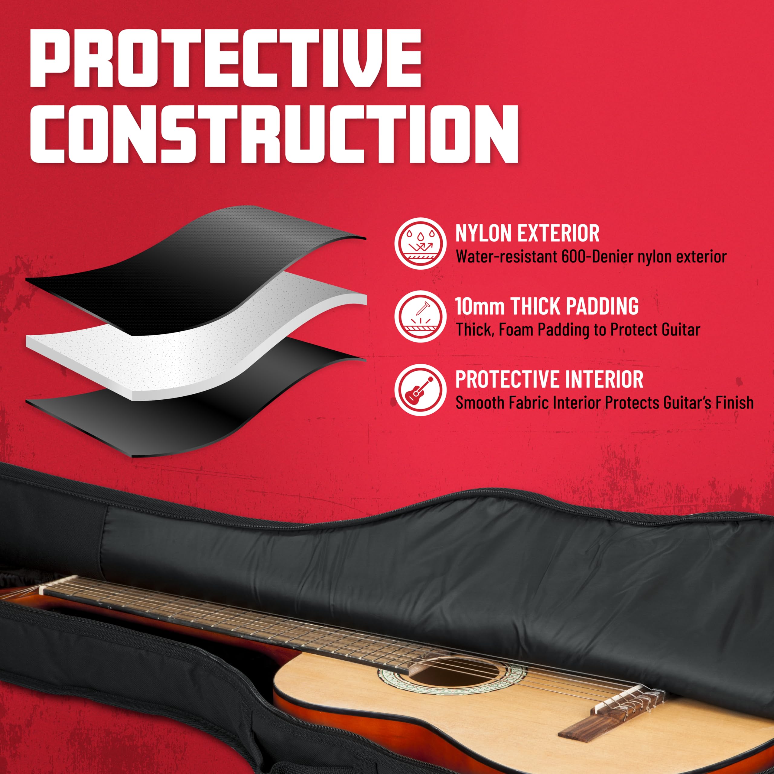 Foto 3 pulgar | Gig Bag Gator Economy Para Guitarra Clásica - Venta Internacional.