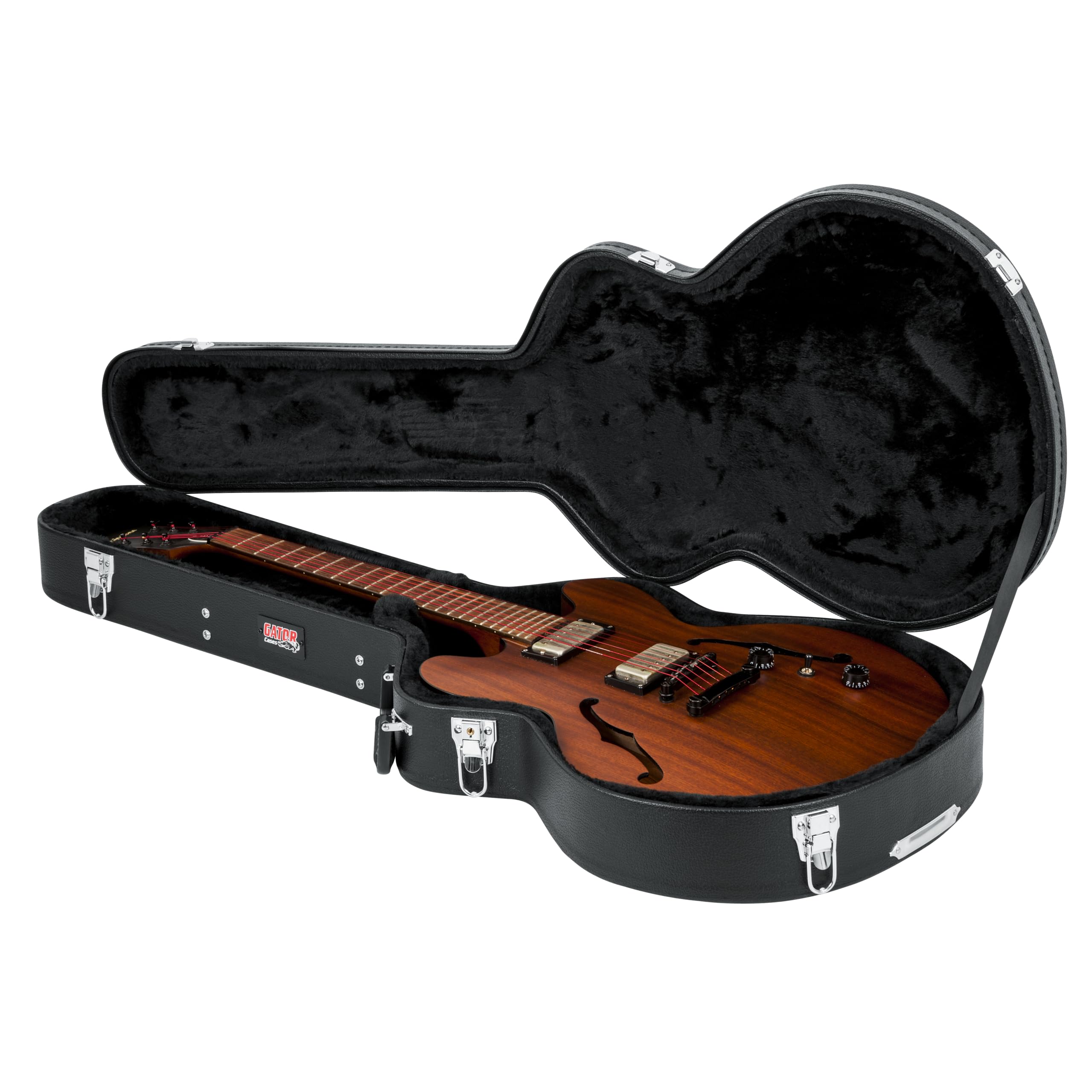 Foto 2 | Estuches Case Gator De Madera Rígida Para Guitarra Semihueca 335 - Venta Internacional.