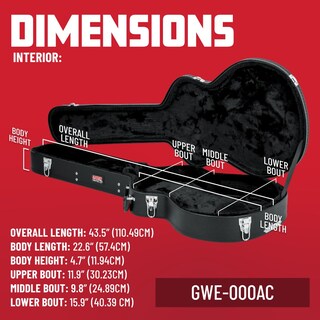 Foto 6 | Estuches Case Gator De Madera Rígida Para Guitarra Semihueca 335 - Venta Internacional.