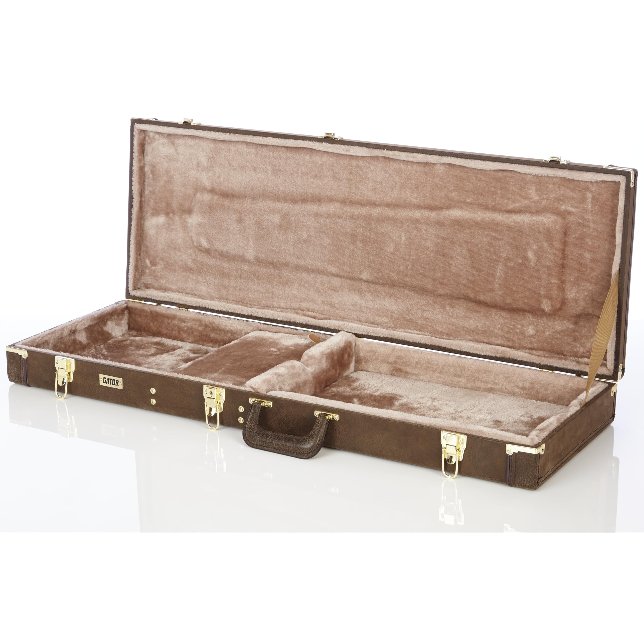 Foto 4 pulgar | Case Gator Cases Deluxe Wood Para Guitarras Eléctricas Gw-elec-vin - Venta Internacional.