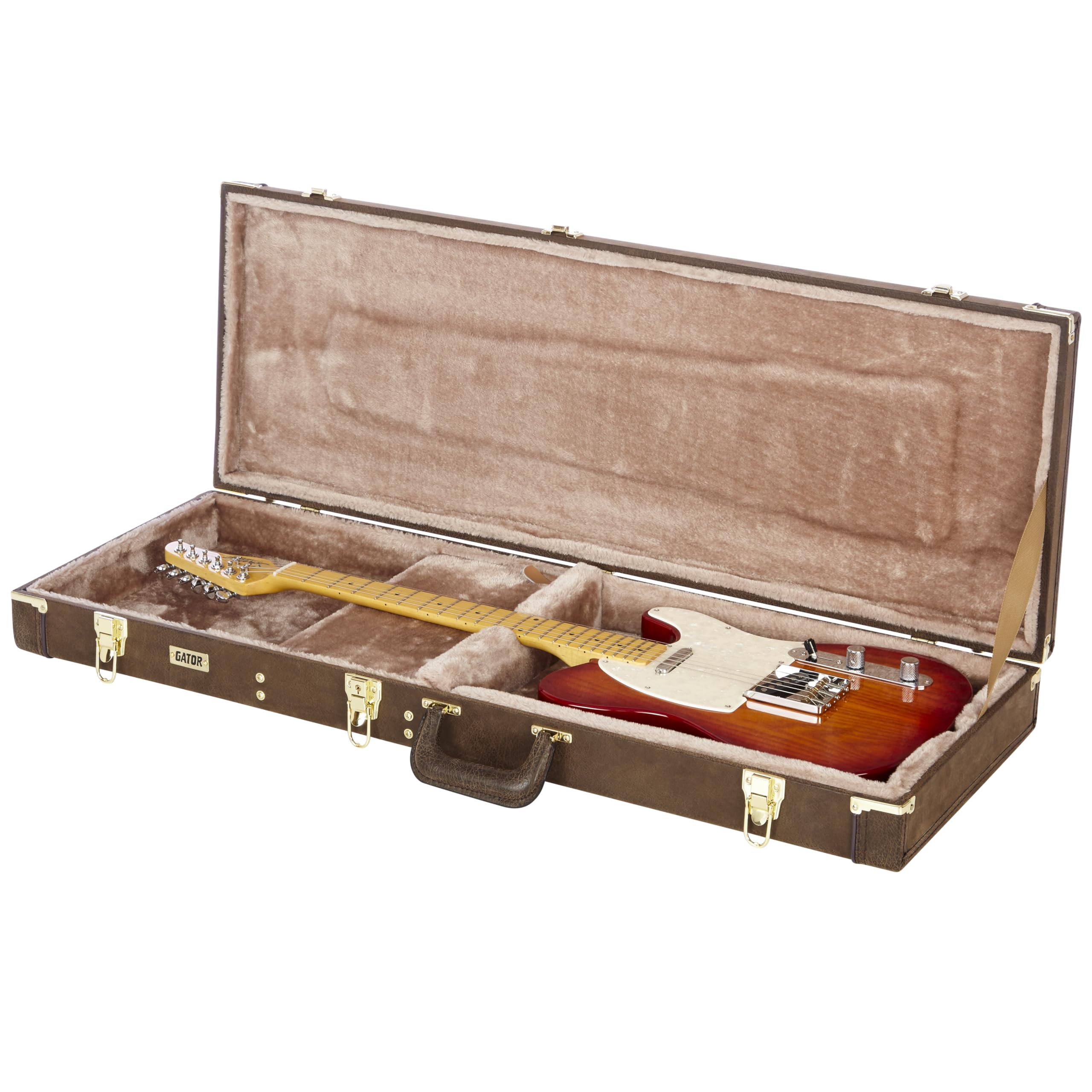 Foto 4 | Case Gator Cases Deluxe Wood Para Guitarras Eléctricas Gw-elec-vin - Venta Internacional.
