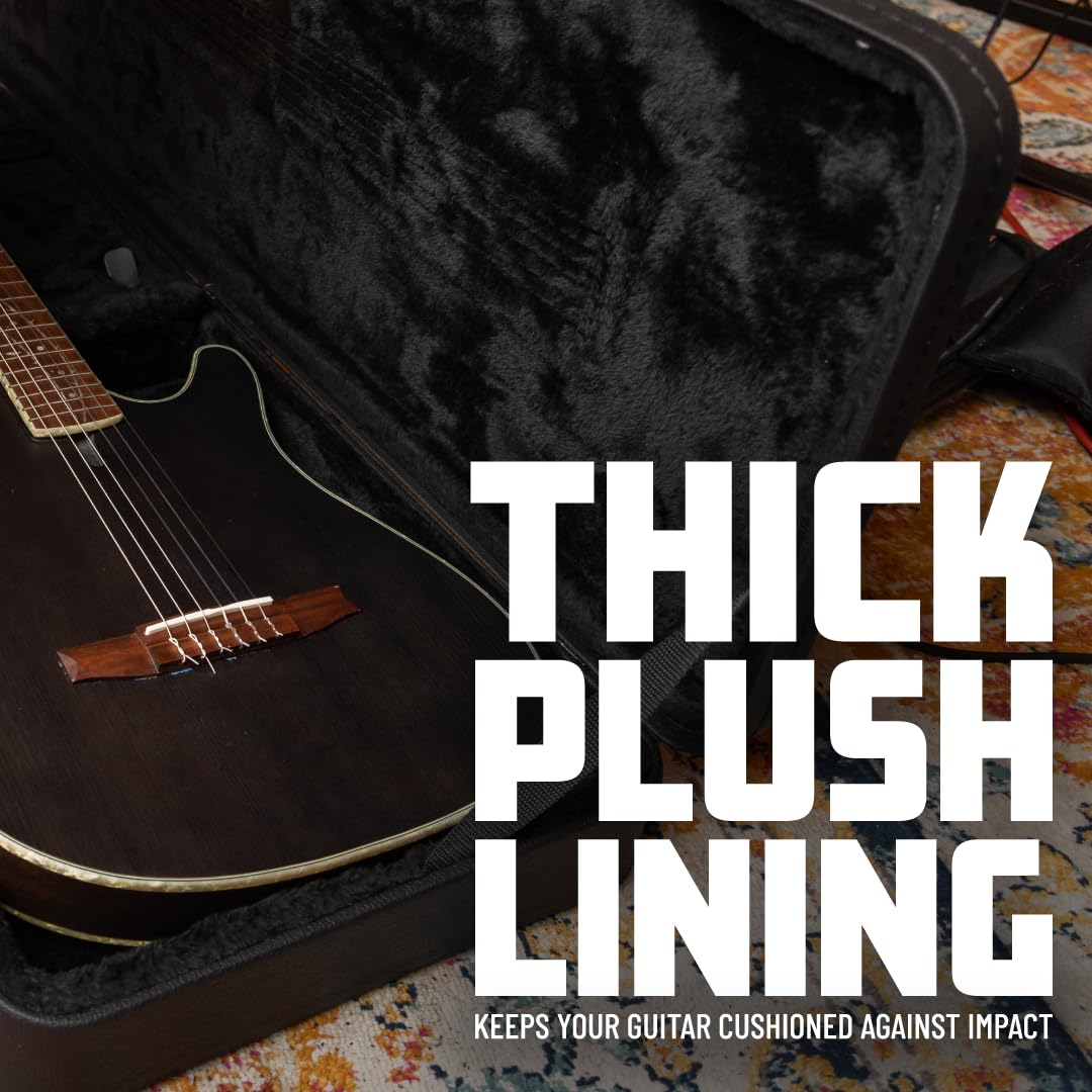 Foto 4 | Estuche Rígido De Madera Para Guitarras Acústicas De Estilo Clásico Ga - Venta Internacional.