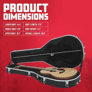 Foto 6 | Funda Gator Deluxe En Abs Moldeado Para Miniguitarra Taylor Gs - Venta Internacional.