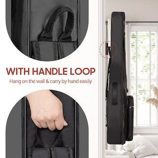 Foto 2 | Funda Para Guitarra Acústica Cahaya Cy0152 De 41 Pulgadas Con Acolchado De 0.35 Pulgadas - Venta Internacional.