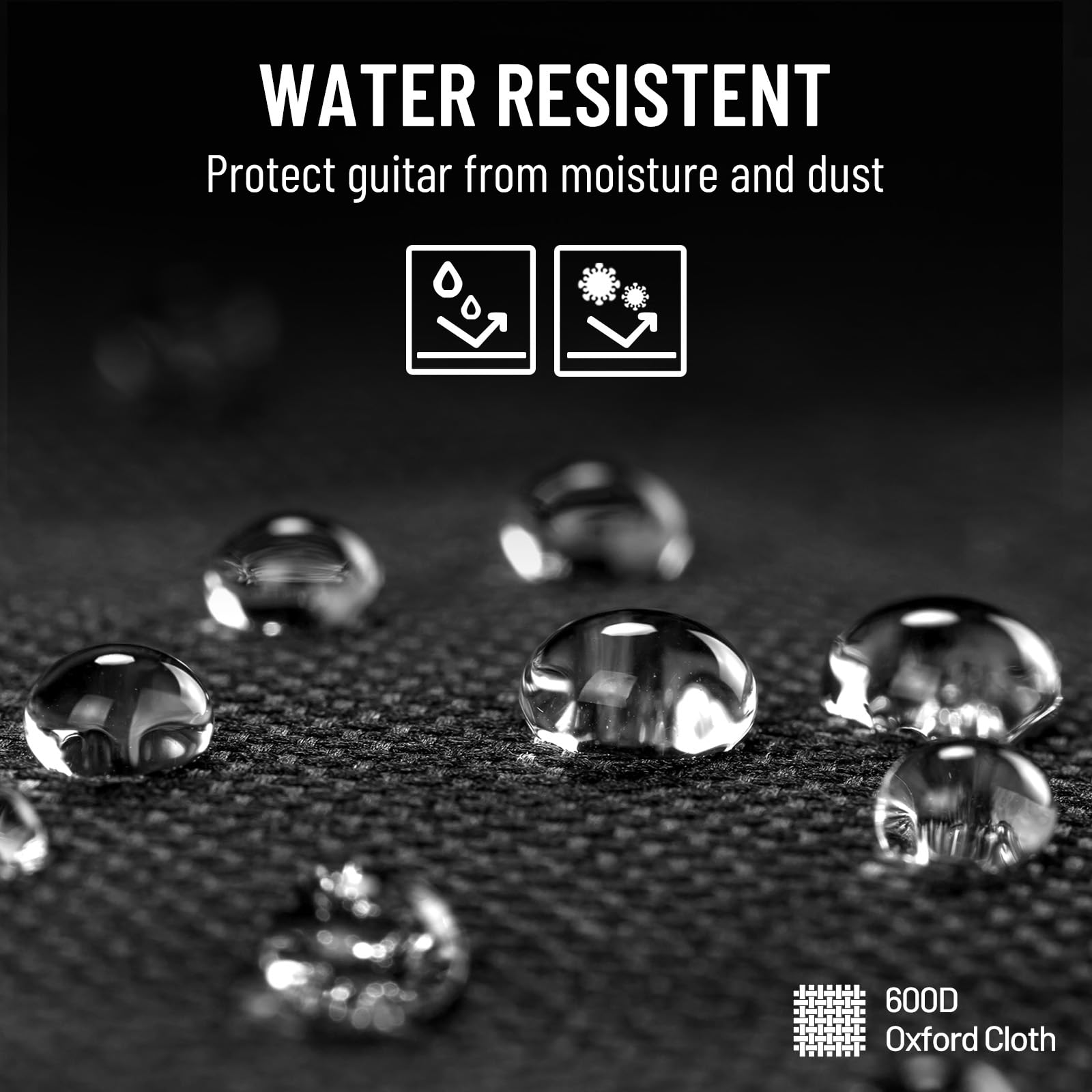 Foto 5 pulgar | Funda Cahaya Para Guitarra Acústica Con Múltiples Bolsillos, Acolchado De 10 Mm - Venta Internacional.