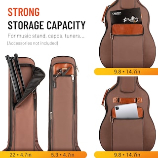 Foto 2 | Funda Para Guitarra Cahaya Cy0150 Para Guitarra Acústica/clásica 40-42 Cm - Venta Internacional.
