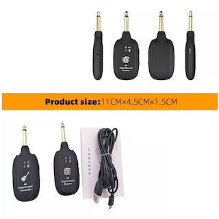 Foto 2 | Sistema Transmisor y Receptor Inalambrico Guitarra Eo Safe Imports Esi-16059 Negro