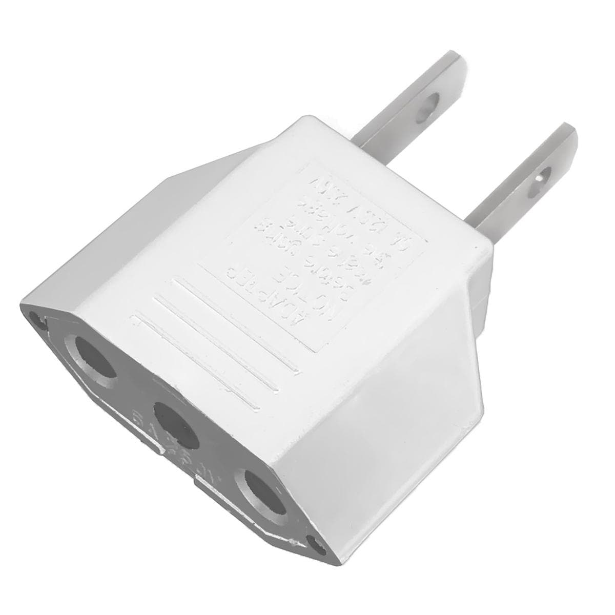 Clavija Eu A Usa Ventdepot Mxpuw-001 1 Pieza Blanco $209