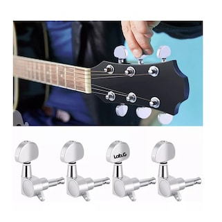 Foto 2 | Clavijas De Afinación Para Guitarra Eléctrica O Acústica 6 Pzs, Plata
