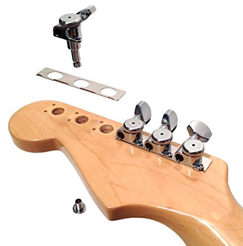 Sintonizadores Hipshot Grip-lock Vintage 6 En Línea, Cromado Escalonado - Venta Internacional.
