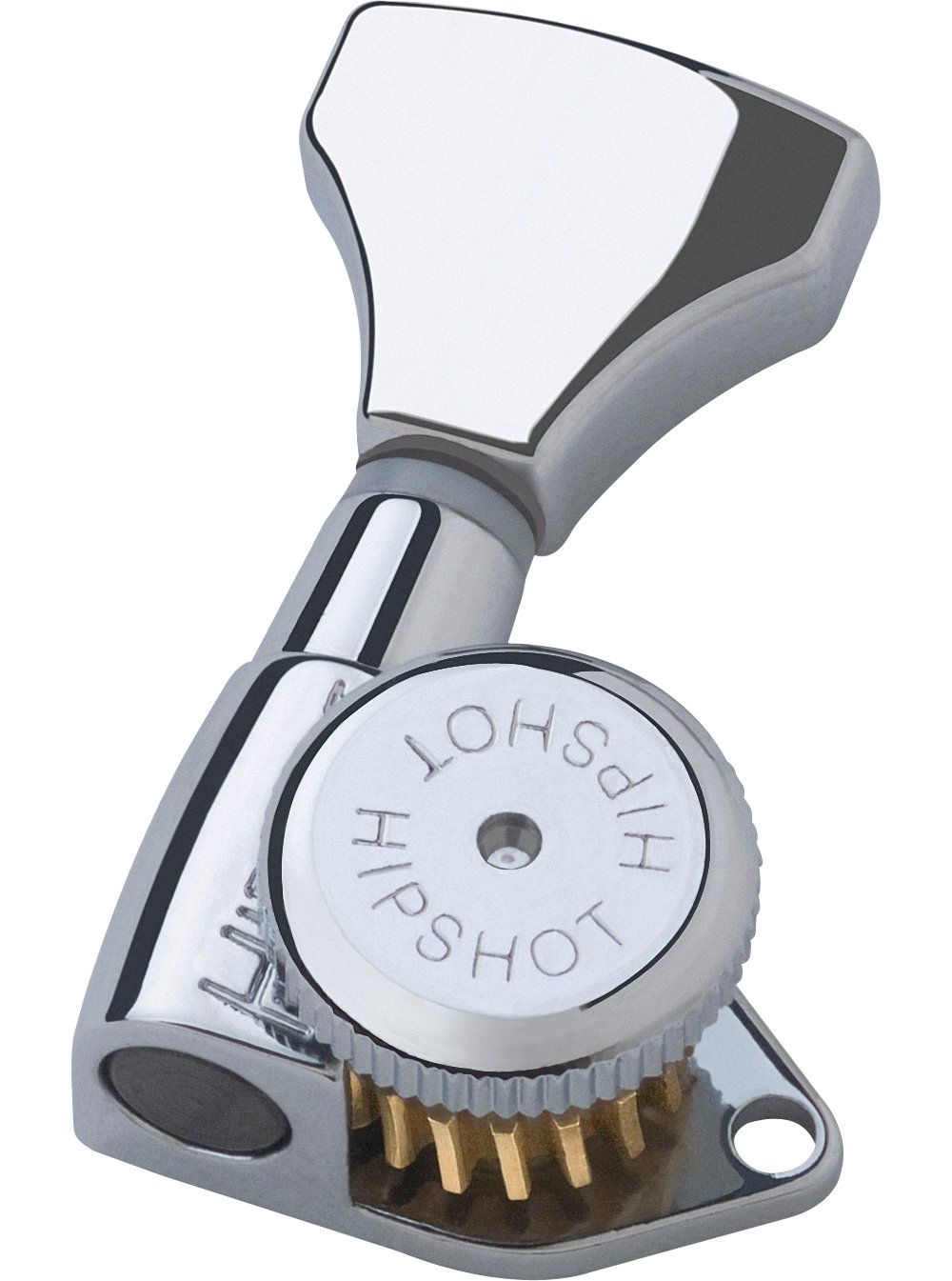 Afinadoras De Guitarra Hipshot 6glo Grip-lock 3+3 Chrome - Venta Internacional.
