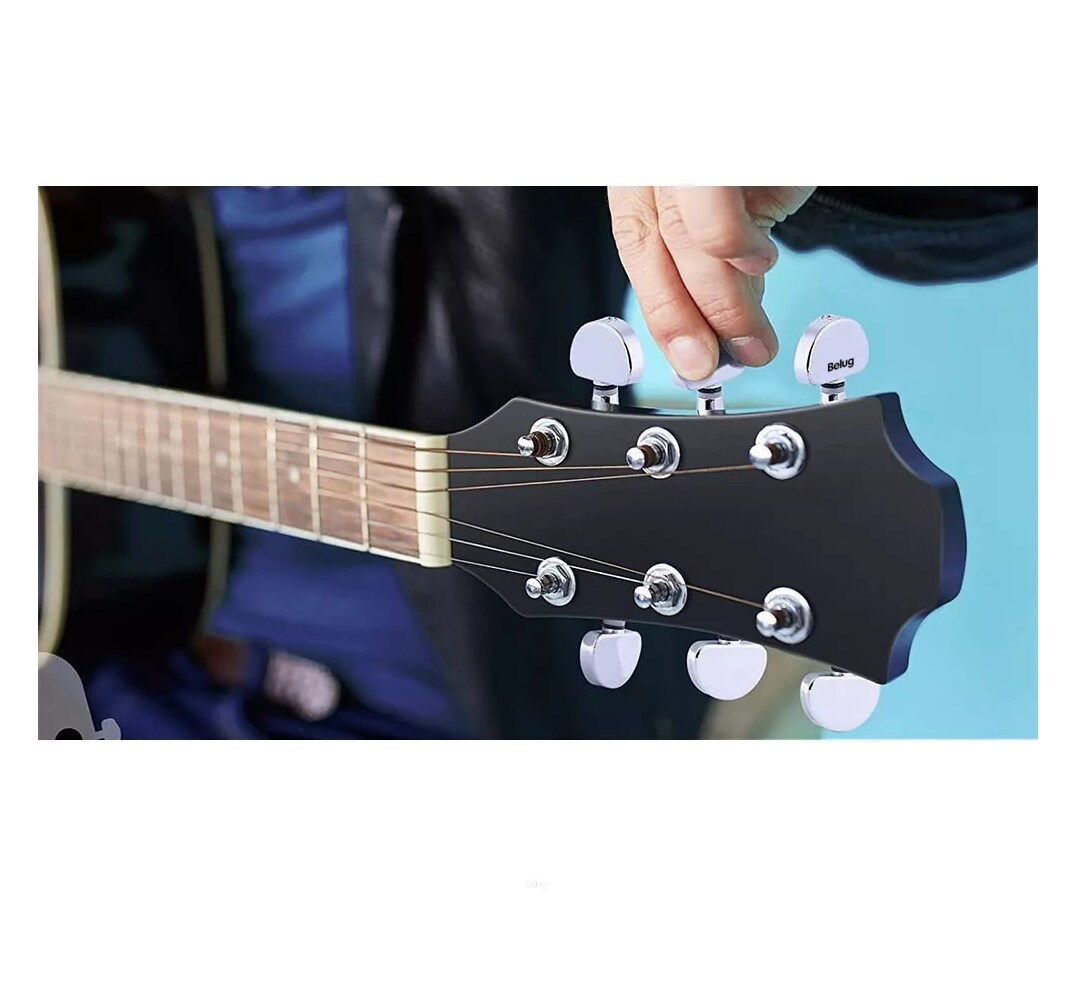 Foto 4 pulgar | Clavijas De Afinación Para Guitarra Eléctrica O Acústica 6 Pzs, Belug Plata