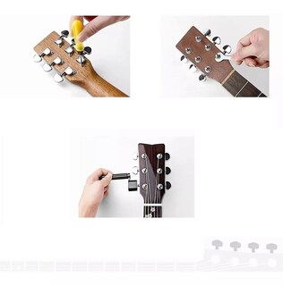 Foto 4 | Clavijas De Afinación Para Guitarra Eléctrica O Acústica 6 Pzs, Belug Plata