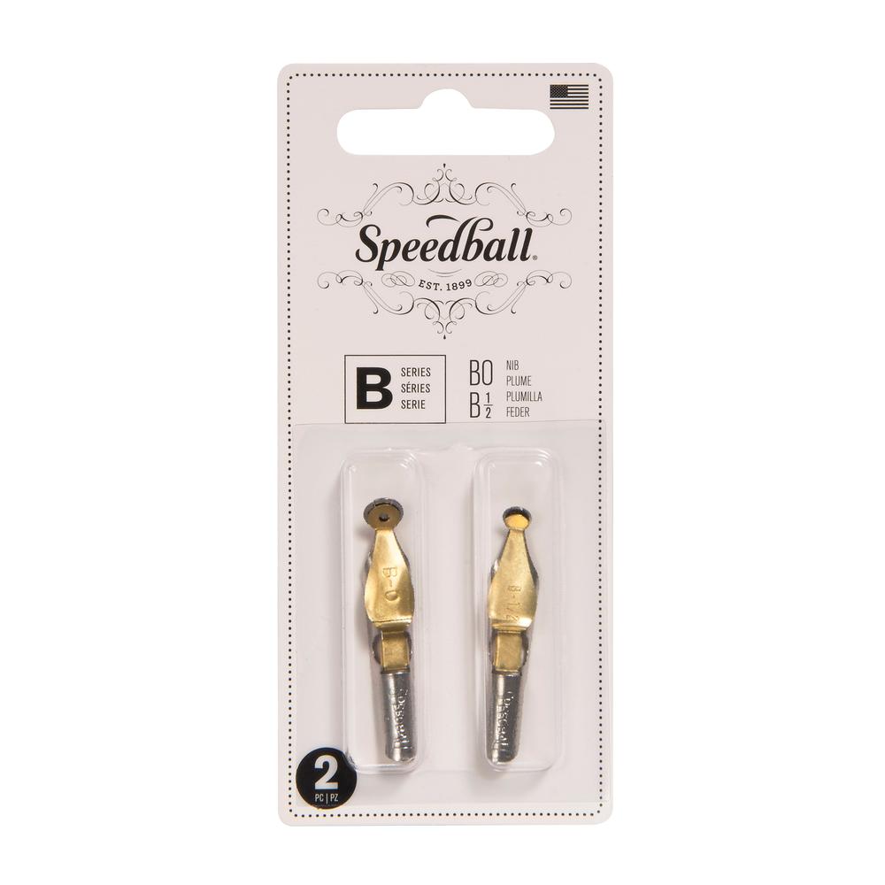 Foto 1 | Blister con 2 Plumillas B0 B 1/2 Speedball