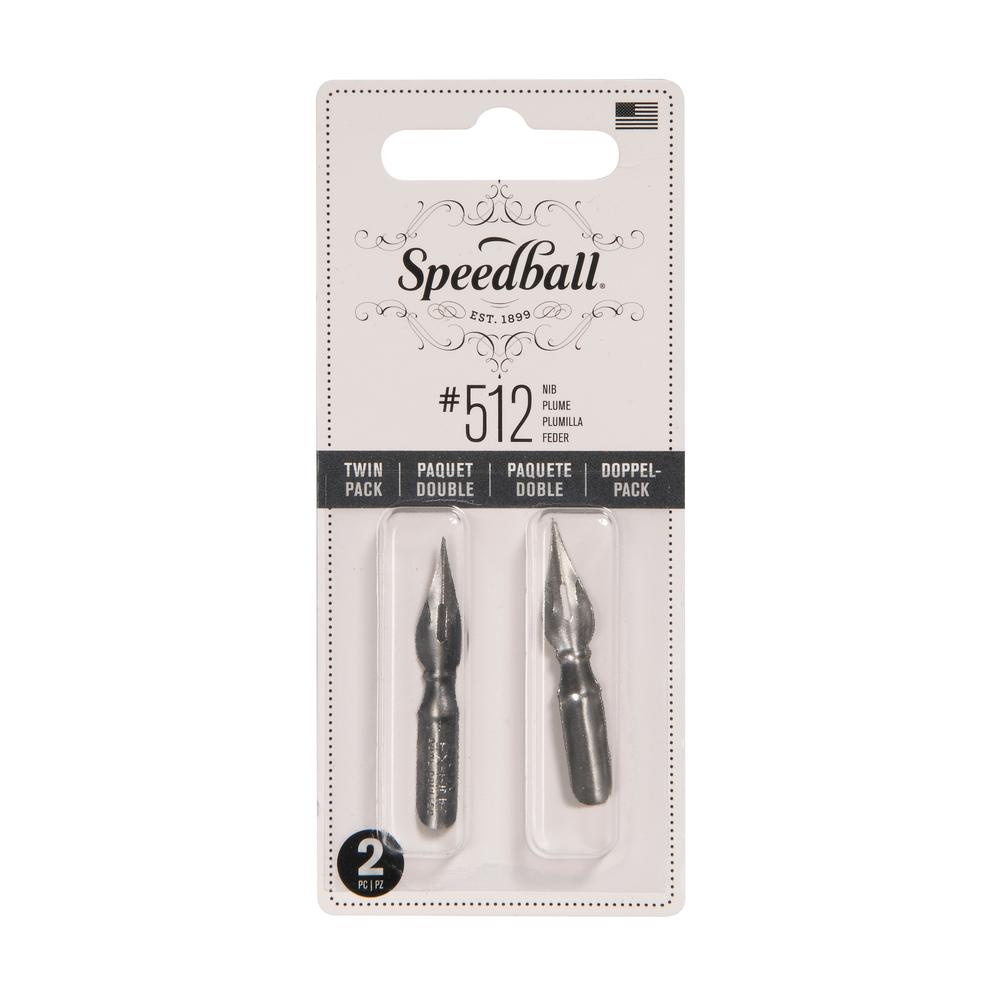 Foto 2 pulgar | Plumillas Speedball de 2 Piezas #512
