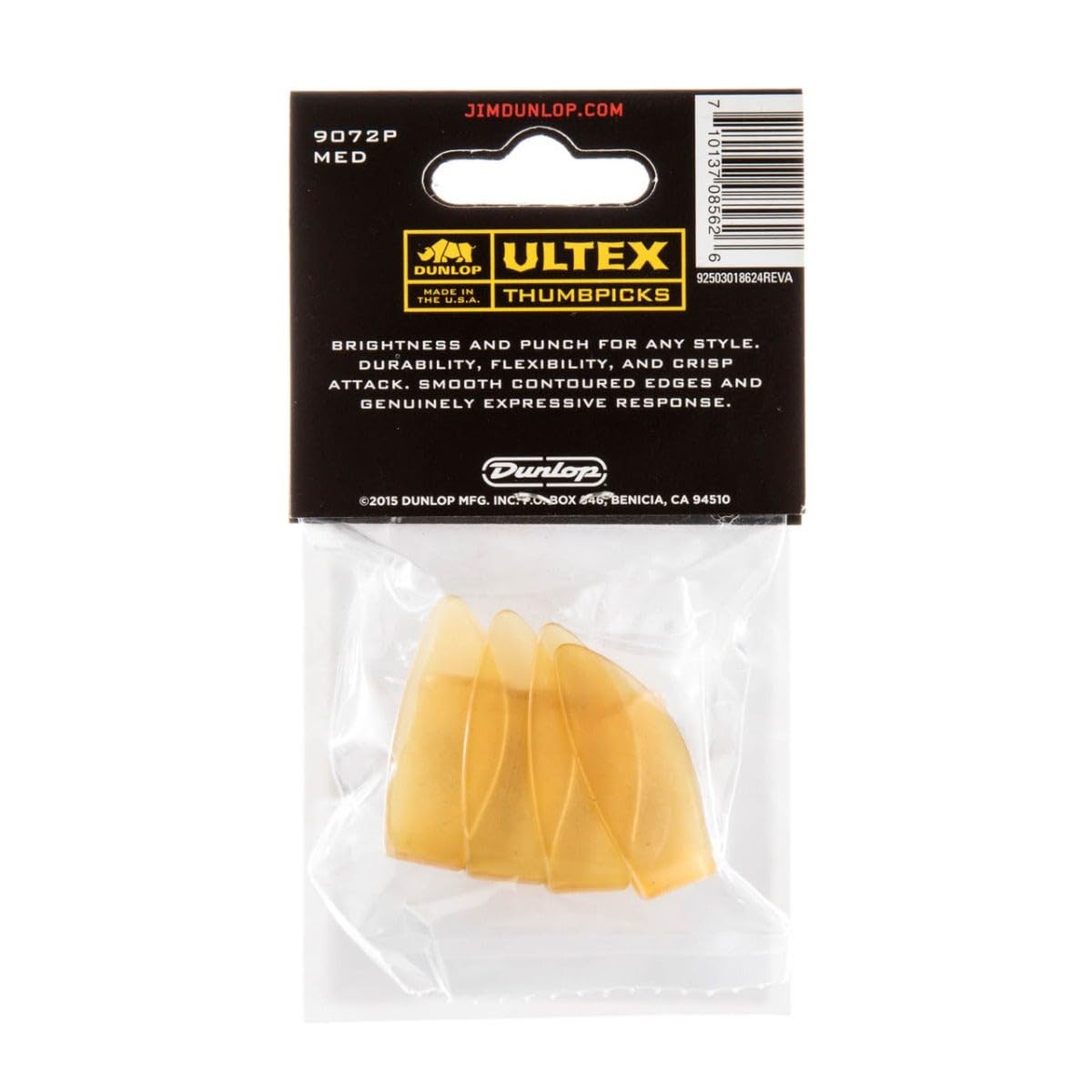 Foto 6 pulgar | Thumbpicks Dunlop 9072r, Tamaño Mediano, 12 Bolsas - Venta Internacional.