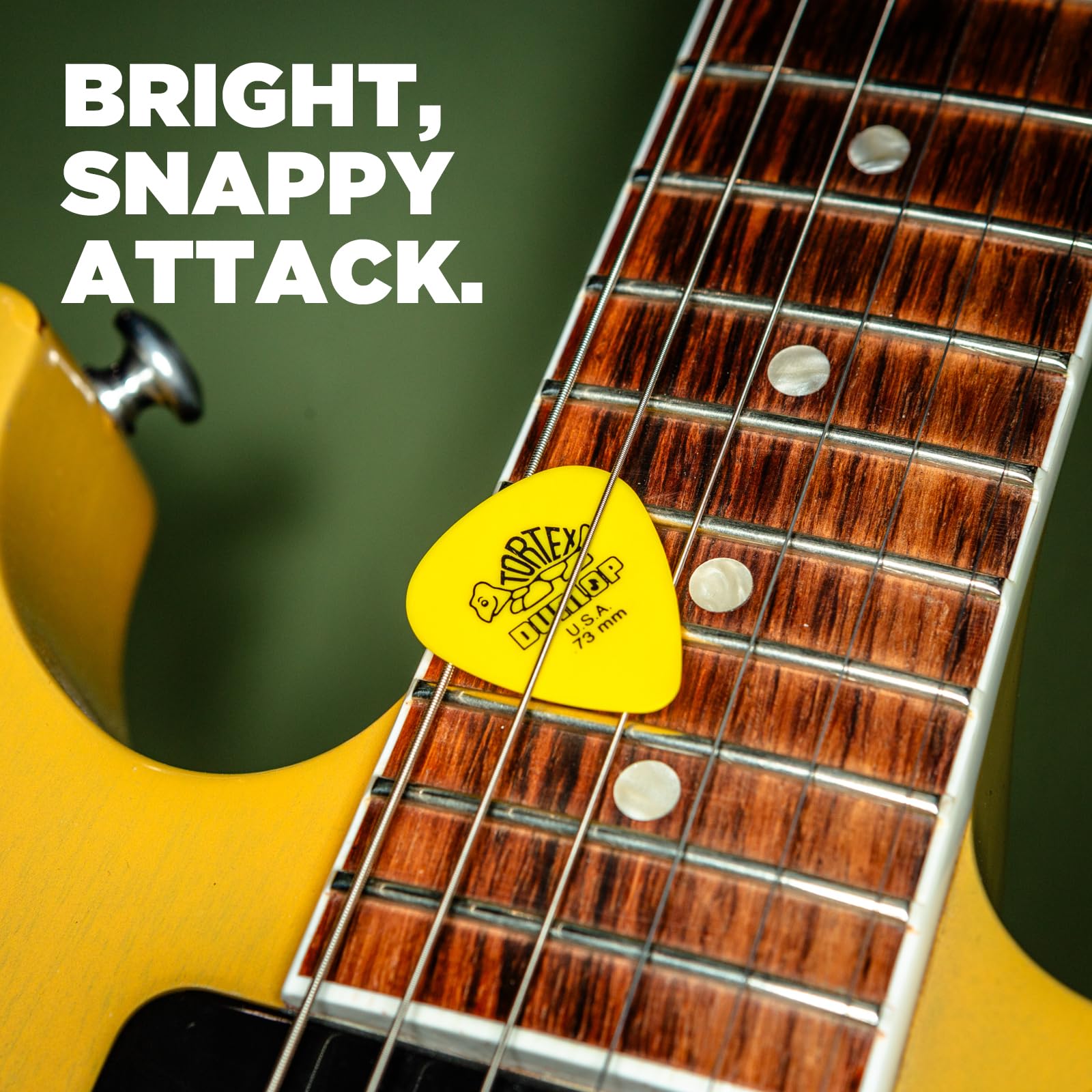 Foto 4 pulgar | Púas Para Guitarra Dunlop Tortex Standard, 7,3 Mm, Color Amarillo, Paquete De 36 Unidades - Venta Internacional.