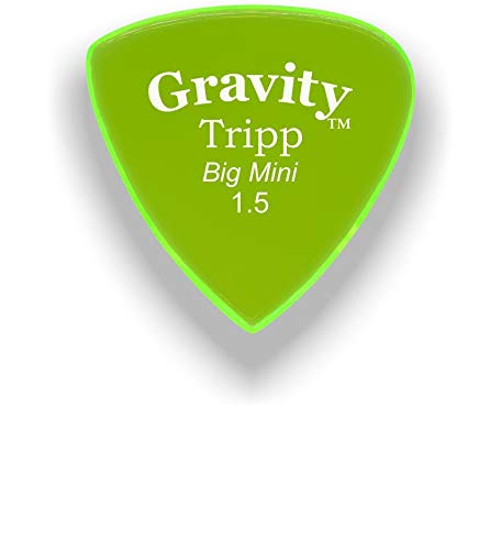 Foto 4 pulgar | Púa De Guitarra Gravity Tripp Big Mini 1.5mm Verde Fluorescente - Venta Internacional.