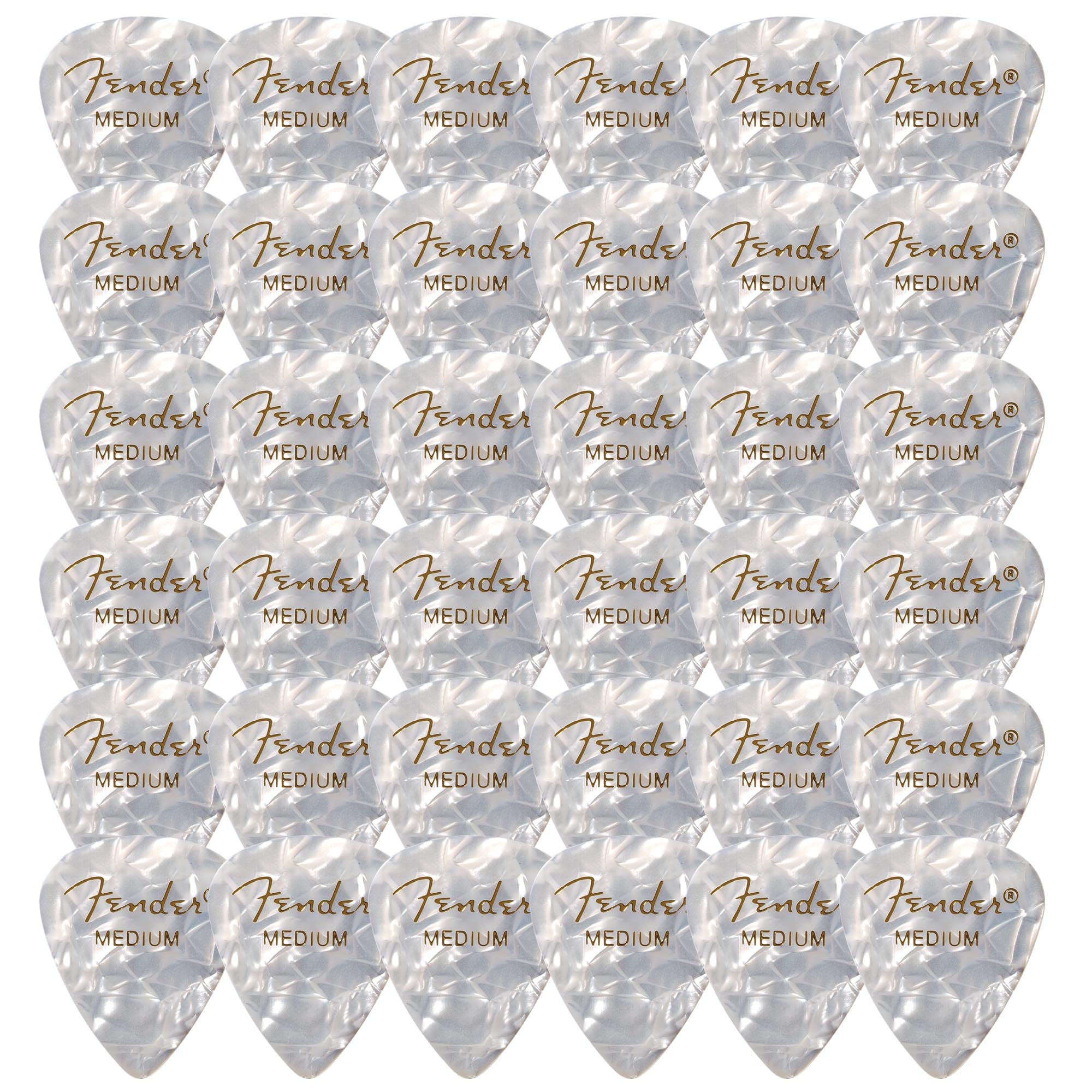 Foto 2 pulgar | Púas De Guitarra Fender Premium Celluloid 351 Shape Medium 36 Pa - Venta Internacional.