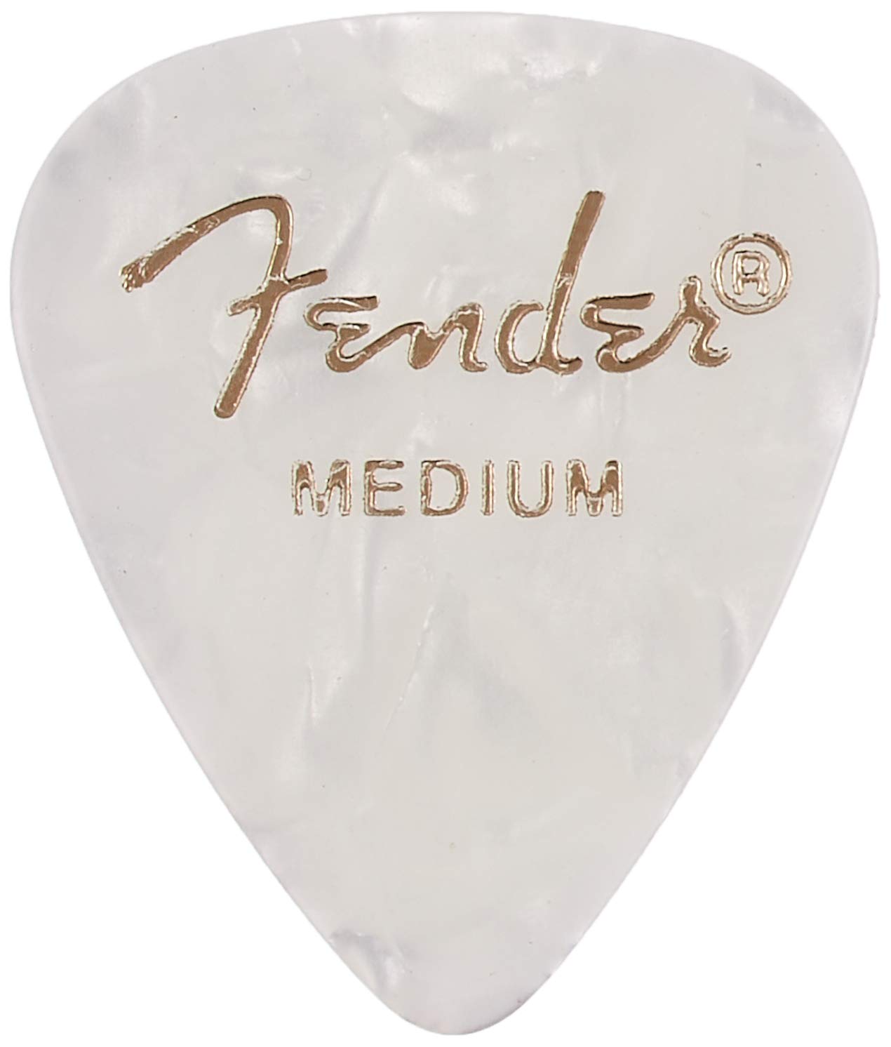Púas Para Guitarra Fender Premium Celluloid 351 Shape White Moto - Venta Internacional.