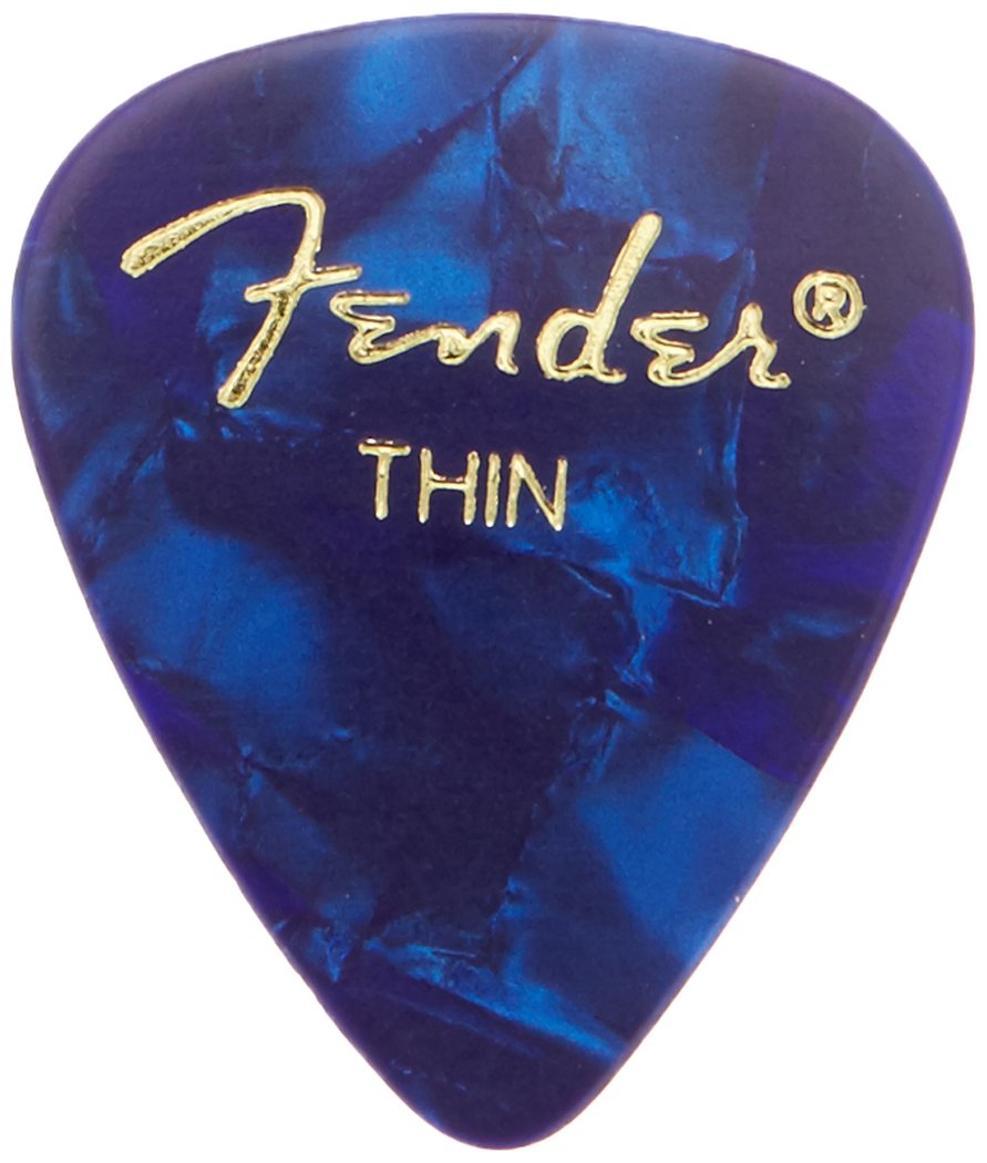 Foto 2 pulgar | Picks Fender 351 Shape Classic, Delgado, Celuloide, Paquete De 12 Unidades, Azul M - Venta Internacional.