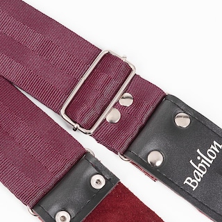 Foto 5 | Strap Básico Tipo Cinturón Babilon Lbscs-vi Color Vino De Nylon