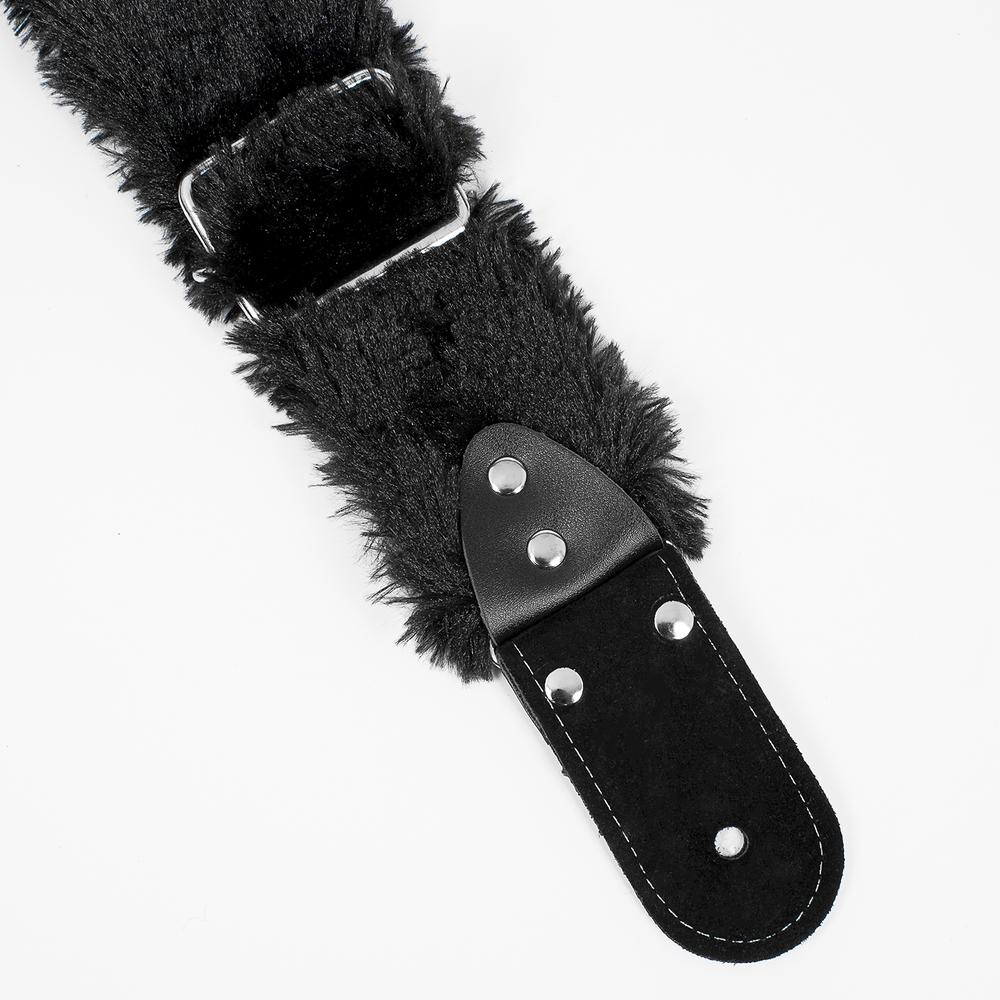 Foto 4 pulgar | Strap Tipo Cinturón Hermes S-peluche-bk Color Negro De Peluche