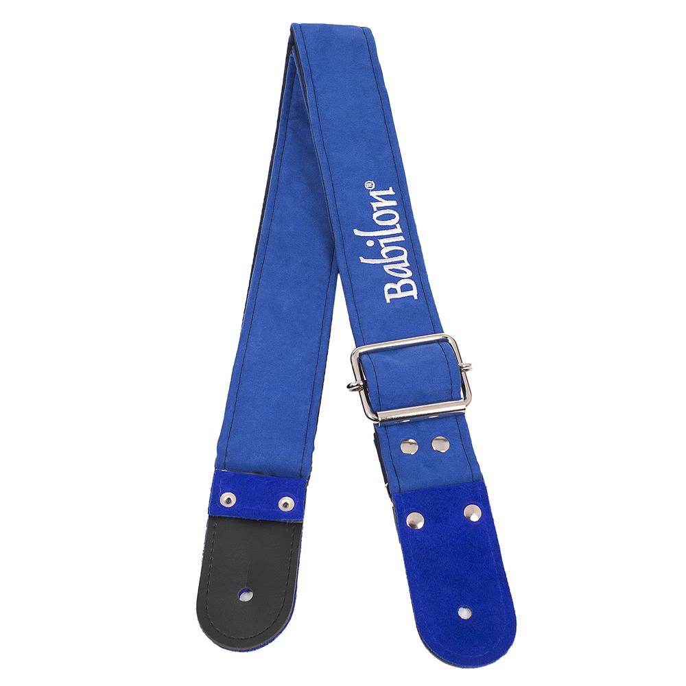 Strap Básico Tipo Cinturón Babilon Lbsg-bl Color Azul De Gamuza