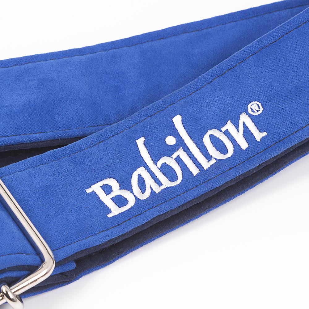 Foto 6 pulgar | Strap Básico Tipo Cinturón Babilon Lbsg-bl Color Azul De Gamuza