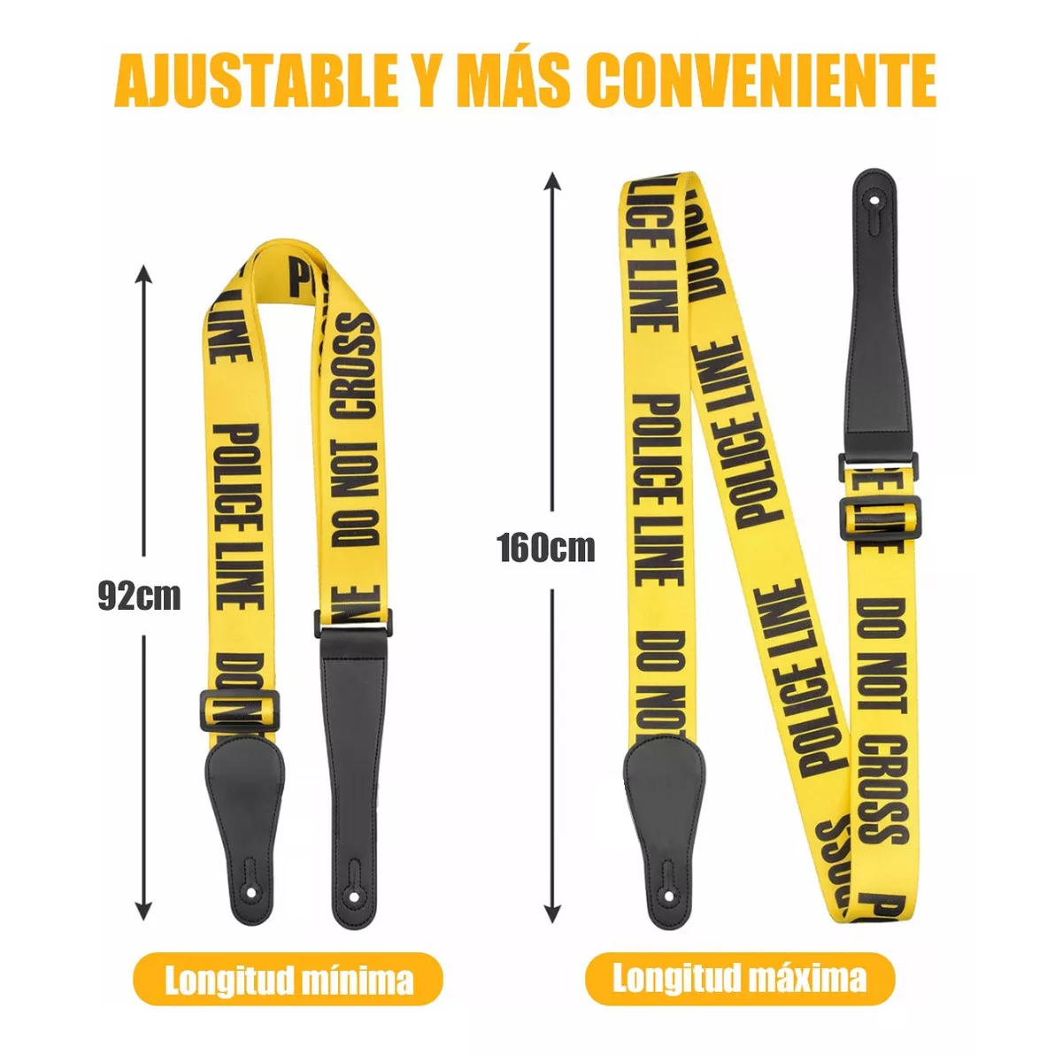 Foto 4 pulgar | Tali Strap Para Guitarra Y Bajo Eléctrica Eo Safe Imports Esi-16420 Amarillo