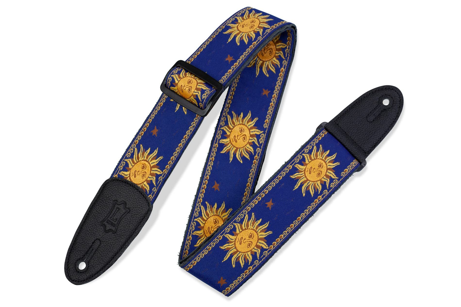Foto 2 pulgar | Correa De Guitarra Levy's Leathers Mpjg-sun-blu De 5 Cm De Ancho - Venta Internacional.