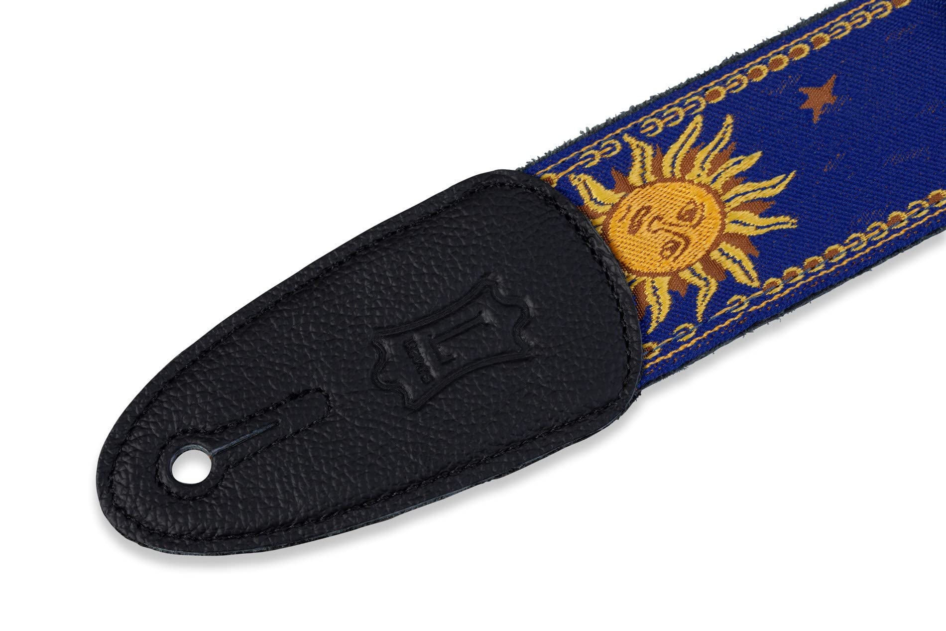 Foto 3 pulgar | Correa De Guitarra Levy's Leathers Mpjg-sun-blu De 5 Cm De Ancho - Venta Internacional.