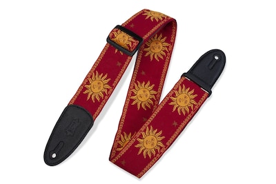 Foto 1 | Correa Para Guitarra Levy's Leathers Mpjg-sun-red De 5 Cm De Ancho - Venta Internacional.